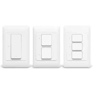 Zemismart Zigbee 3.0 Push Light Switch SmartThings Homekit Control Light Switch US AU Standard 1 2 3 Gang Wall Light Switches Pack of 2