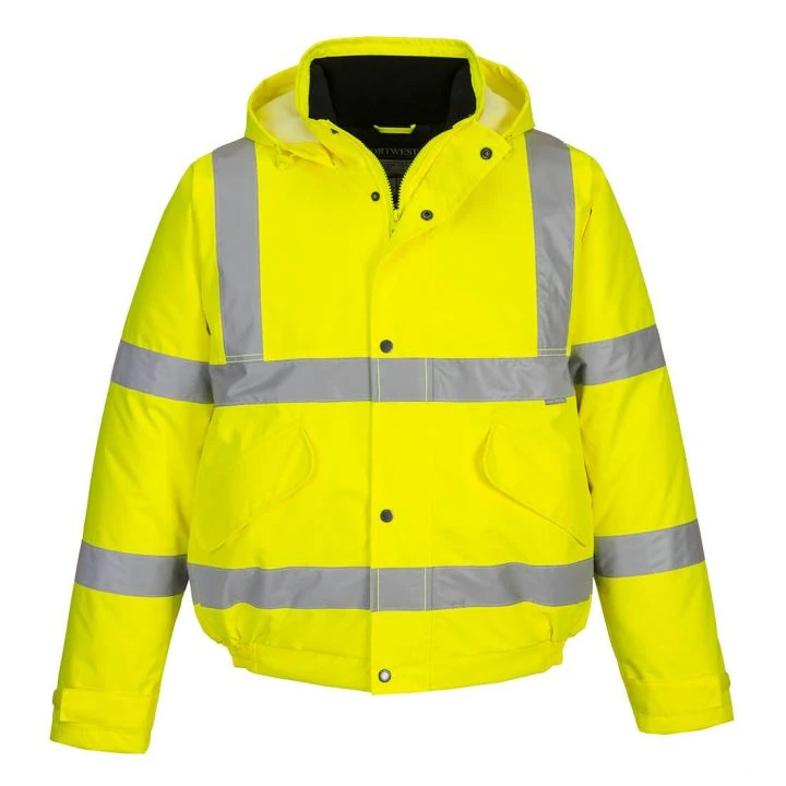 Shellbourne Estates Yellow Two Extra Large Hi Vis Bomber Jacket - Image 2