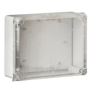 Wiska Junction Box Clwib 4 Clear Lid Enclosure 230X180X88mm Grey/Clear IP65