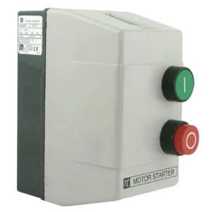 Europa Starter Motor Dol 2 Button Enclosure 12A 5.5Kw 415V Plastic No Overload