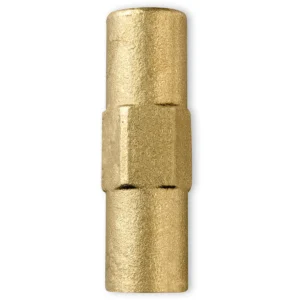 Newlec Earth Rod Threaded Coupler 5/8 Inch Copper Bonded