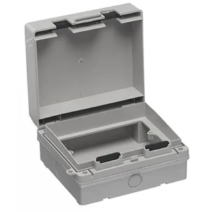 Europa Enclosure Insulated 2G Outdoor Socket IP65 170X140X80mm Abs