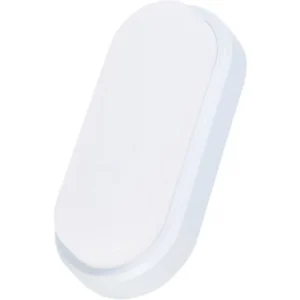 Timeguard Luminaire LED Energy Saver Wall/Ceiling Oval 12W White Slim IP54
