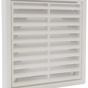 Vent-Axia External Terminations louvre Grilles with 150mm dia Spigot - White