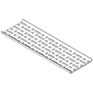 Metsec Tray Cable Straight Heavy Duty 300 x 50mm x 3m Hot Dipped Galvanised Return Flange