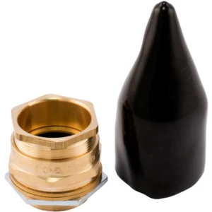 SWA Gland Pack Cy Sy Cable 40mm Brass Shroud/Earth Tag/Locknut