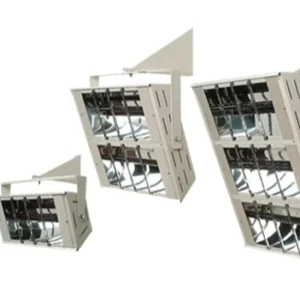 Consort Claudgen Heater Quartzzone Halogen Radiant 1.5Kw Dove White Wall&Ceiling Mount