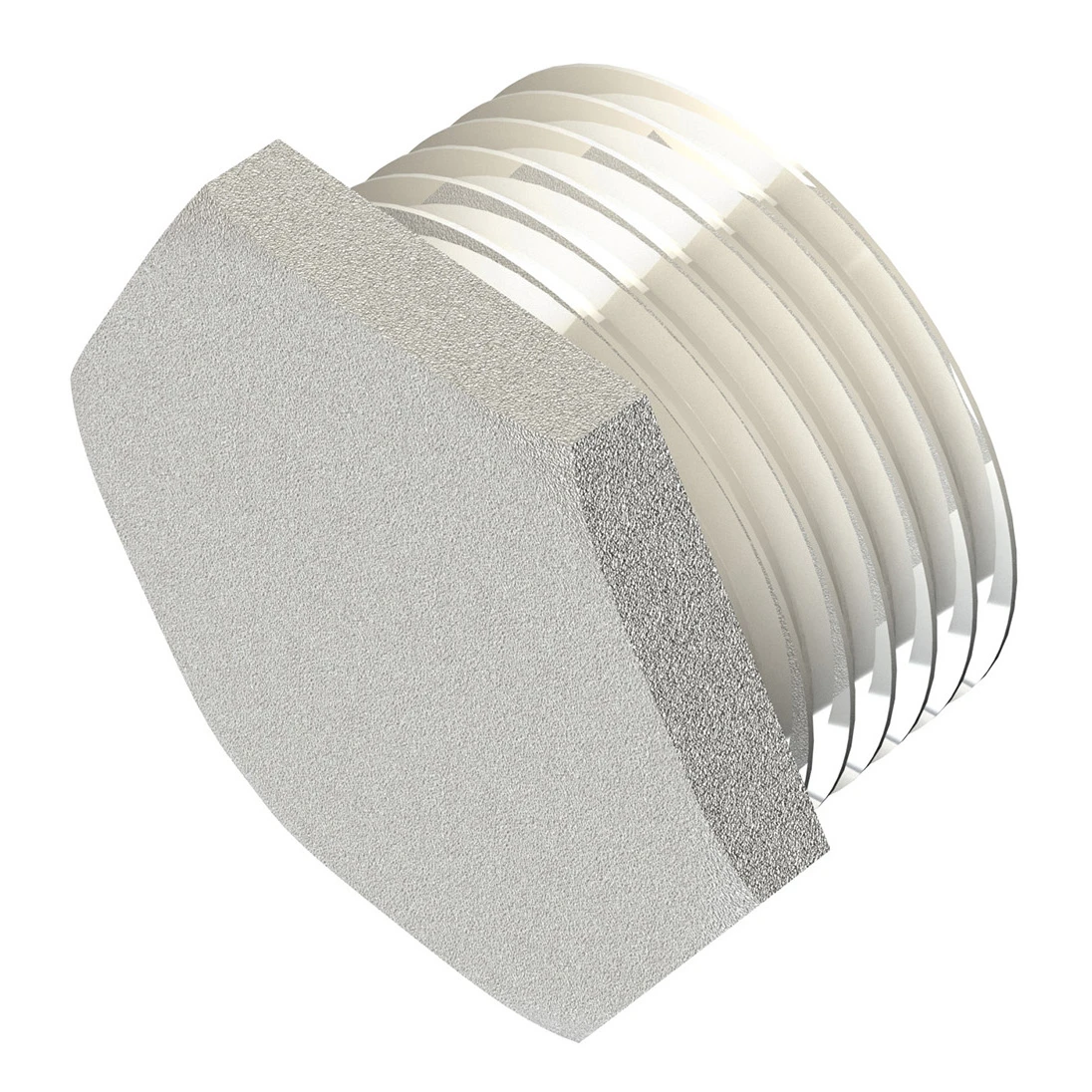Newlec Stop Plug Hexagonal Threaded 20mm Galvanised Steel - Image 2