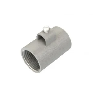 Metpro 25mm Steel Conduit Earthing Coupler Galvanised