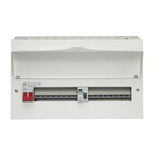 Crabtree 16 Way Split Load Consumer Unit 100A Main Switch +8, 80A 30mA RCD +8