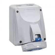 Legrand Socket 2P+E Surface IP66/67 16A 230V Blue