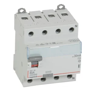 Legrand RCD Dx3 4P Type A 80A 30Ma 400V 4 Module