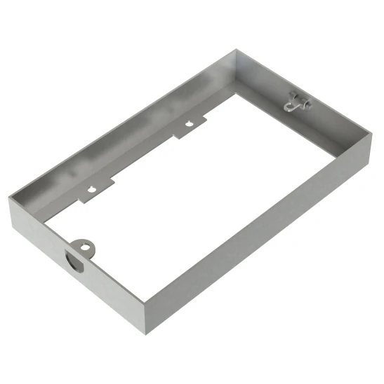 Metpro BOX 2G EXTENSION 16MM SHEET STEEL 1 FIXED&1 ADJUSTABLE LUG