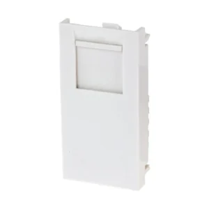 Deta Module 1 Gang RJ45 CAT5e Telephone/Data White Moulded