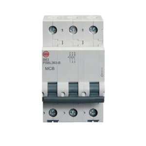 Wylex 63A Three pole MCB B curve 10kA