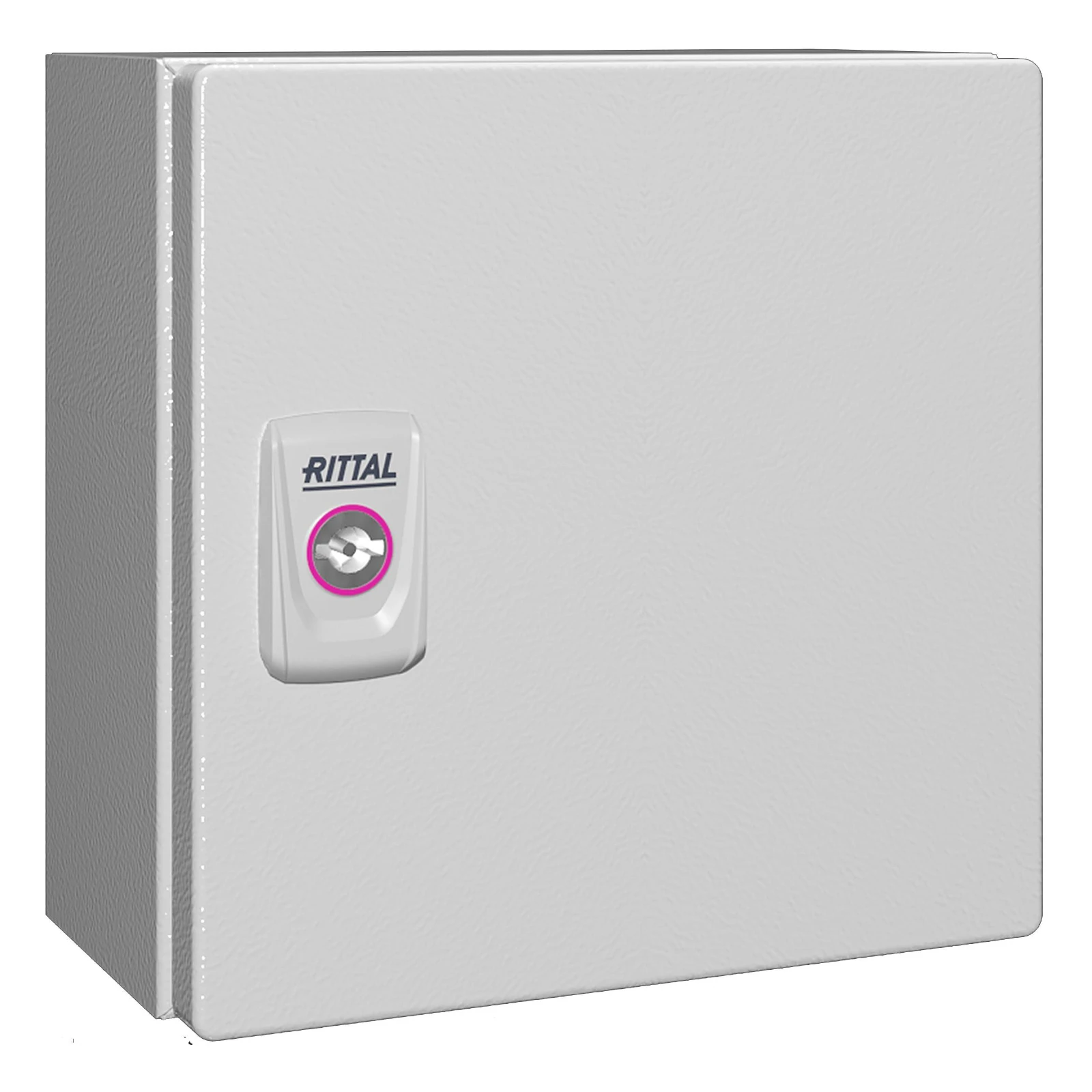 Newlec Enclosure Weatherproof RAL7035 200 x 200 x 120mm IP66 Light Grey Steel with Door