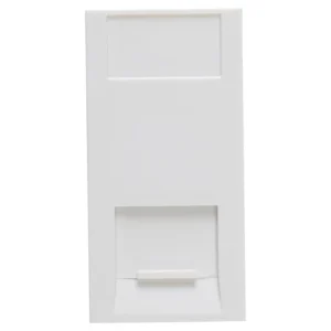 Deta Module 1 Gang Telephone Master White Moulded