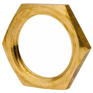 CMP Locknut Cable Gland 25mm Brass