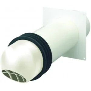 Polypipe Installation Kit High Rise Round Cowl 100 x 400mm White