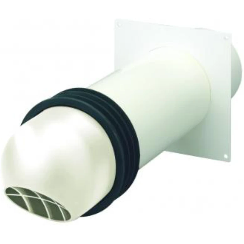 Polypipe Installation Kit High Rise Round Cowl 100 x 400mm White