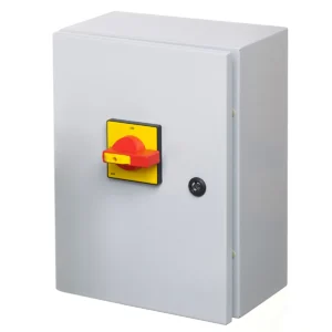 Newlec Switch Disconnector Enclosed TP+N 125A Isolator IP65 Metal Clad