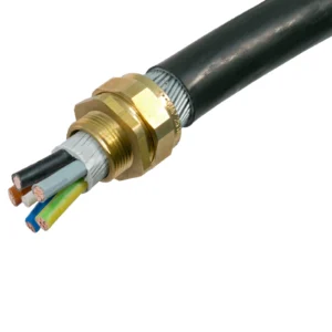 Newlec Armoured Cable Gland Pack Indoor BW20S C/W Locknut, Earth Tag + PVC Shroud (KIT2)