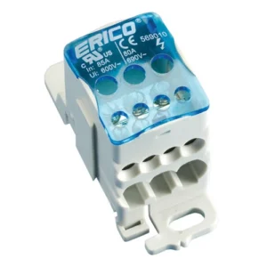 Erico Distribution Block 1-Pole 80A 600V