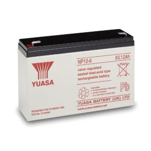 Yuasa Battery Sealed Lead Acid 6V 12Ah