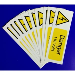 Industrial Signs Ind Signs Danger 110V Label Pk10