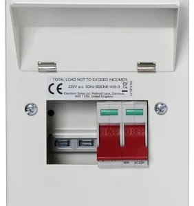Crabtree 2 Way Consumer Unit Main Switch 40A