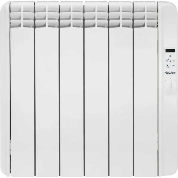 Newlec Electric Radiator Electronic Digital Programmable 1.25kW White ...