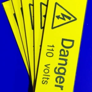 Industrial Signs Ind Signs Danger 110V Label Pk5