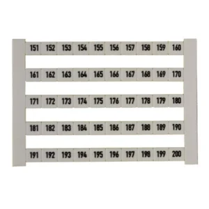 Weidmuller FW Terminal Block Marker 6mm 151-200