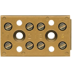 Weidmuller Terminal Strip KrG 27g 22x20x38mm Medium yellow