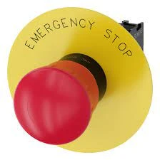 Siemens Emergency Stop Mushroom Pushbutton 22 Mm
