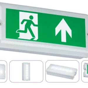 Knightsbridge MLA 230V IP65 3W LED Emergency Bulkhead maintained/ non-maintained