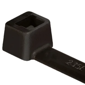 Newlec Cable Tie 2.5mm x 200mm Nylon Black [Pack=100]