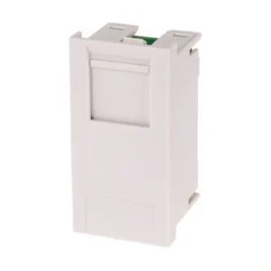 Deta Module 1 Gang RJ45 Cat6 Utp White Moulded