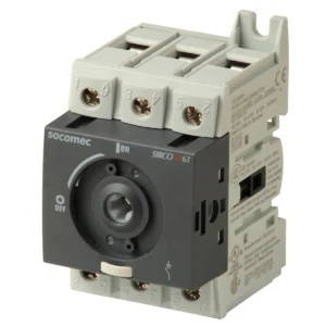 Socomec Switch Load Break Direct+External Triple Pole 3 x 63A Sirco M1