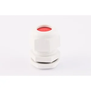 SWA Dome Top Cable Gland IP68 C/W Locknut M25 White 13-18mm Diameter