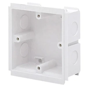 MK Electric Outlet Box 1 Gang 25mm PVC-U White