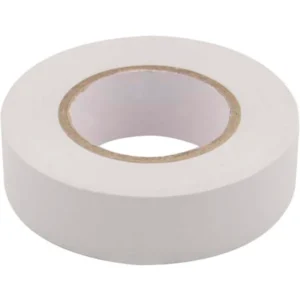 Unicrimp Insulation Tape 19mmx20M White PVC Roll