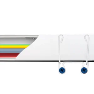 SWA Firefly External Flat Trunking Clips 40 X 25mm White