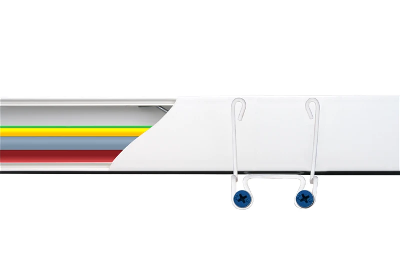 SWA Firefly External Flat Trunking Clips 40 X 25mm White