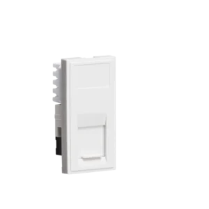 Knightsbridge MLA UTP CAT6 RJ45 Outlet Module 25 x 50mm - White