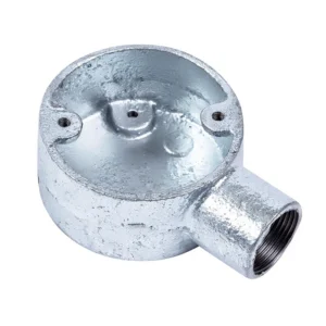 Niglon Circular Box 1 Way Terminal 25mm Malleable Iron Galvanised