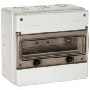 Wiska Distribution Box Indubox 12 Module 270X250X160mm Grey Smoked IP65 Uv Res