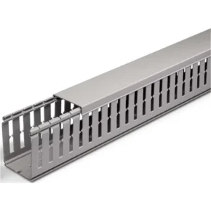 ABB Trunking Slotted 4/6mm Slots 40X80mmx2M Grey Plastic
