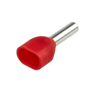 Cembre PKET Twin Polypropylene Insulated End Sleeve 1mm² Red 500/Pack