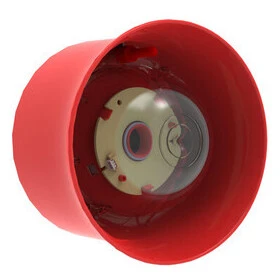 Hochiki Wall Sounder Beacon Red Case White Leds